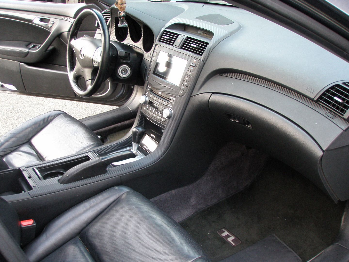 High quality interior carbon fiber vinyl wrap. HondaTech Honda